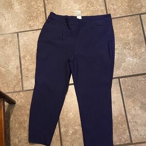 Chico's Dark Blue Ankle Pants